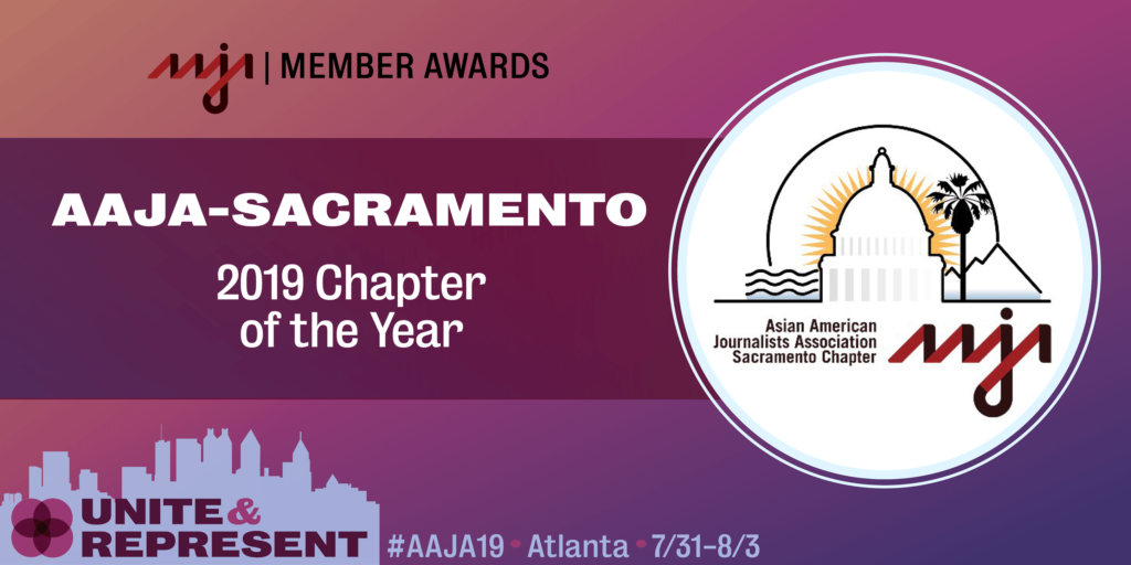 AAJA Sacramento is AAJA's chapter of the year for 2019.