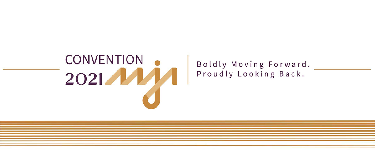 Graphic: AAJA 21 conventionBoldly Moving Forward, Proudly Looking Back